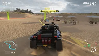 FORZA HORIZON 4 CASTLE CROSS COUNTRY Race BAMBURGH CASTLE Danger Sign