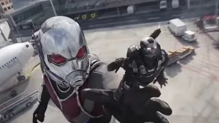 David Guetta - Hey Mama (ERS REMIX) Ant Man Becomes Giant - Airport Battle Scene -  Marvel Avengers