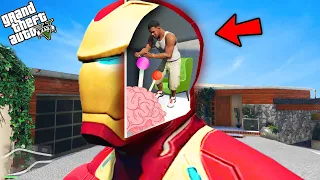 GTA 5 : Franklin Control Ironman's Brain To Destroy Los Santos in GTA 5!(GTA 5 mods)