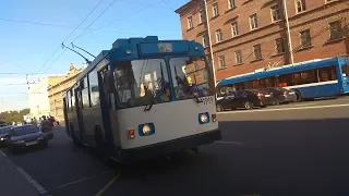 Троллейбус, маршрут №15 ВМЗ-170 б.1919 (28.08.2019) Санкт-Петербург