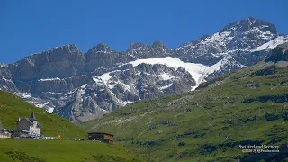 4K Unterschächen Brunnital Uri SWITZERLAND アルプス山脈