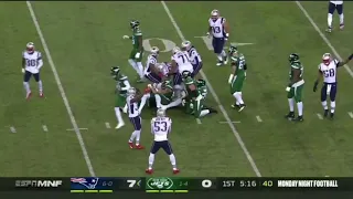 Sam Darnold Interception Passes He Threw To The Patriots Sad Patriots Vs Jets