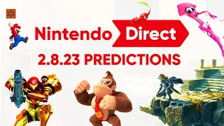 BIG NINTENDO DIRECT 2.8.23 TOMORROW! PREDICTIONS! | Zelda TOTK, Mario, Metroid