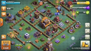 Clash of Clans атака с боевой машиной.