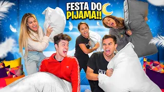 FIZEMOS UMA NOITE DO PIJAMA E ALGO BIZARRO ACONTECEU! - (TENSO!)