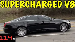 We Straight Piped a Jaguar XJ L 5.0L SUPERCHARGED!