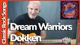 Dokken - Dream Warriors - Guitar Lesson Tutorial