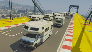 CARRERA ÉPICA DE AUTOCARAVANAS!! MI SUEÑO! - GTA V ONLINE