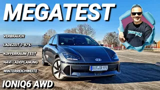 HYUNDAI IONIQ6 AWD 77 kWh im MEGATEST! Was kann er wirklich? #elektroauto #ioniq6