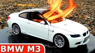 Burning My BMW M3 - The Car Is On FIRE! - Just A Toy Model Car?