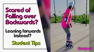 Scared of falling over backwards? Most beginner inline skaters make this mistake without realising.