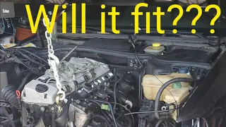 Om606 Engine removal / 2003 Audi s8  Diesel swap/ part 3