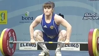 2013 European Weightlifting Championships, Women 53 kg  Тяжелая Атлетика. Чемпионат Европы