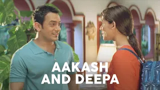 Aakash and Deepa | Dil Chahtai Hai | Aamir Khan | Samantha Treymane | Saif Ali Khan | Akshaye Khanna