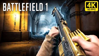 Battlefield 1 Multiplayer PC Gameplay Cei Rigotti Trench Weapon 4K