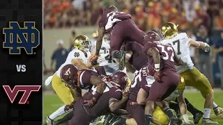 Notre Dame vs. Virginia Tech Football Highlights (2018)