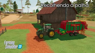 Desafios do Agro Ep: 49 // Recolhendo a palha // Farming Simulator 22