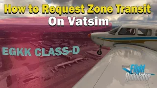 Vatsim For Beginners | How to Fly a Zone Transit on Vatsim (General Aviation)