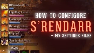 [Tutorial] Srendarr Addon Configuration for ESO (+ My Settings Files)