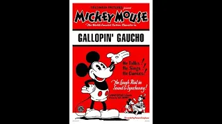 The Gallopin Gaucho [silent version] (1928 short animated film) Public Domain Media