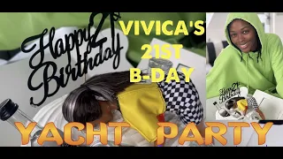 VIVICA’S 21ST BIRTHDAY | YACHT PARTY | MARINA DEL REY, CA | DRUNKEN BARBIE CAKE