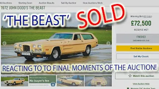 THE BEAST HAS SOLD - Reacting To The Final Few Auction Moments As It Sells For £72,500 - John Dodd