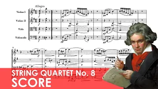 BEETHOVEN String Quartet No. 8 in E minor (Op. 59, No. 2) 'Razumovsky' Score