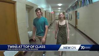 Pius High School twins will graduate at the top of their class