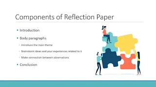 A Step By Step Guide To Reflection Paper