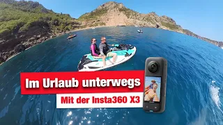 Action mit der Insta360 X3 ( Urlaubs-Vlog Viva Cala Mesquida )