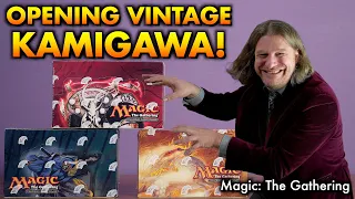 Let's Play The Vintage Kamigawa Booster Box Game! | Magic: The Gathering Pack Opening