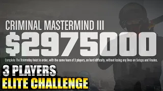 The Doomsday Heist Act 3, Criminal Mastermind Complete! $2,975,000 With Increased Payout