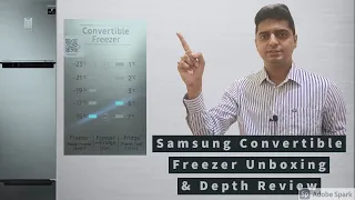 how to set temperature in samsung convertible fridge