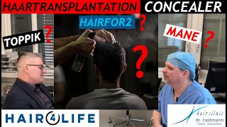 Haartransplantation: Wann wieder Haarverdichtungssprays/Streuhaar/Schütthaar (Toppik/Cover Hair DM)?