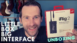 iRig 2 Guitar Interface for iPad and iPhone plus Podcasting and iPhone Line Level Unboxing