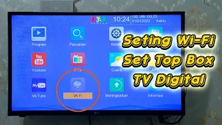 Cara Menghubungkan Wifi Ke Set Top Box TV Digital