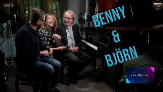 Benny and Björn at the BBC NEWS N NIGHT