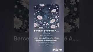 Berceuse pour Bébé A      Version voix Maman