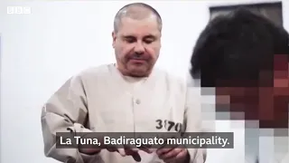 BBC News El Chapo  Rare prison video emerges   BBC News