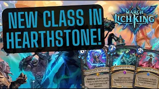 DEATH KNIGHT CLASS IN HEARTHSTONE! NEW EXPANSION ANNOUNCEMENT!