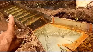 Alluvial Gold Prospecting - How to Set Up a River Sluice - Aussie Bloke Prospector
