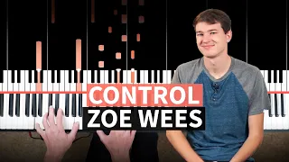 Control - Zoe Wees - PIANO TUTORIAL (accompaniment with chords)