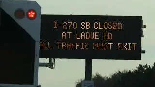 I 270 shuts down St Louis