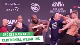 UFC 229 Ceremonial Weigh Ins