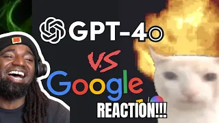 Reacting to @Fireship  Another glorious battle for AI dominance… GPT-4o vs Google I/O (Hilarious)