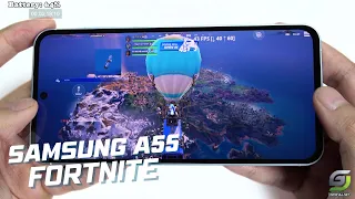 Samsung Galaxy A55 test game Fortnite Mobile | Exynos 1480