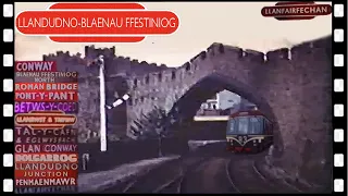 Blaenau Ffestiniog - Llanfairfechan CONWAY VALLEY & COAST DMU ride 1961