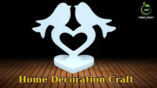 Beautiful Bird Crafts You Can Make At Home!| आइए पक्षियों का एक सुंदर जोड़ा बनाएं  | Home decor