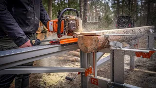 Bretter mit dem Sägewerk selber machen #shorts