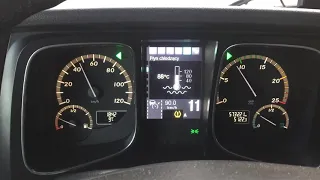 Mercedes Actros MP4 1845 0-90 acceleration